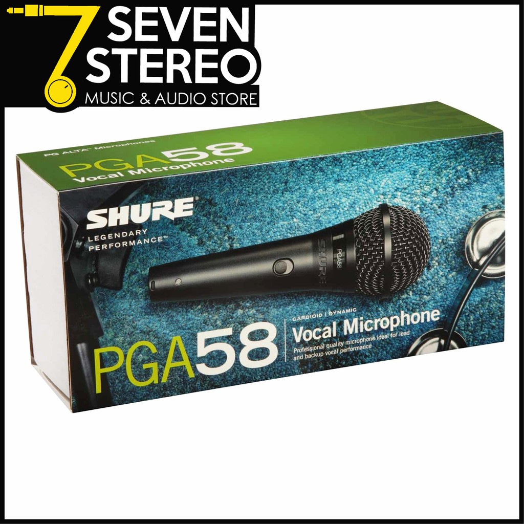 Shure PGA58 Cardioid Dynamic Vocal Microphone