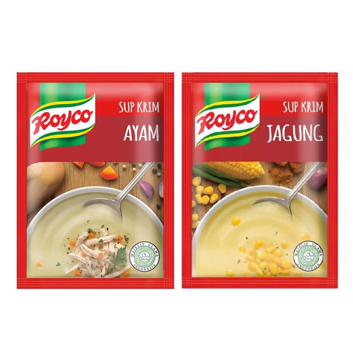 

Royco Cream of Chicken 58 gr + Royco Sup Krim Jagung 50 gr