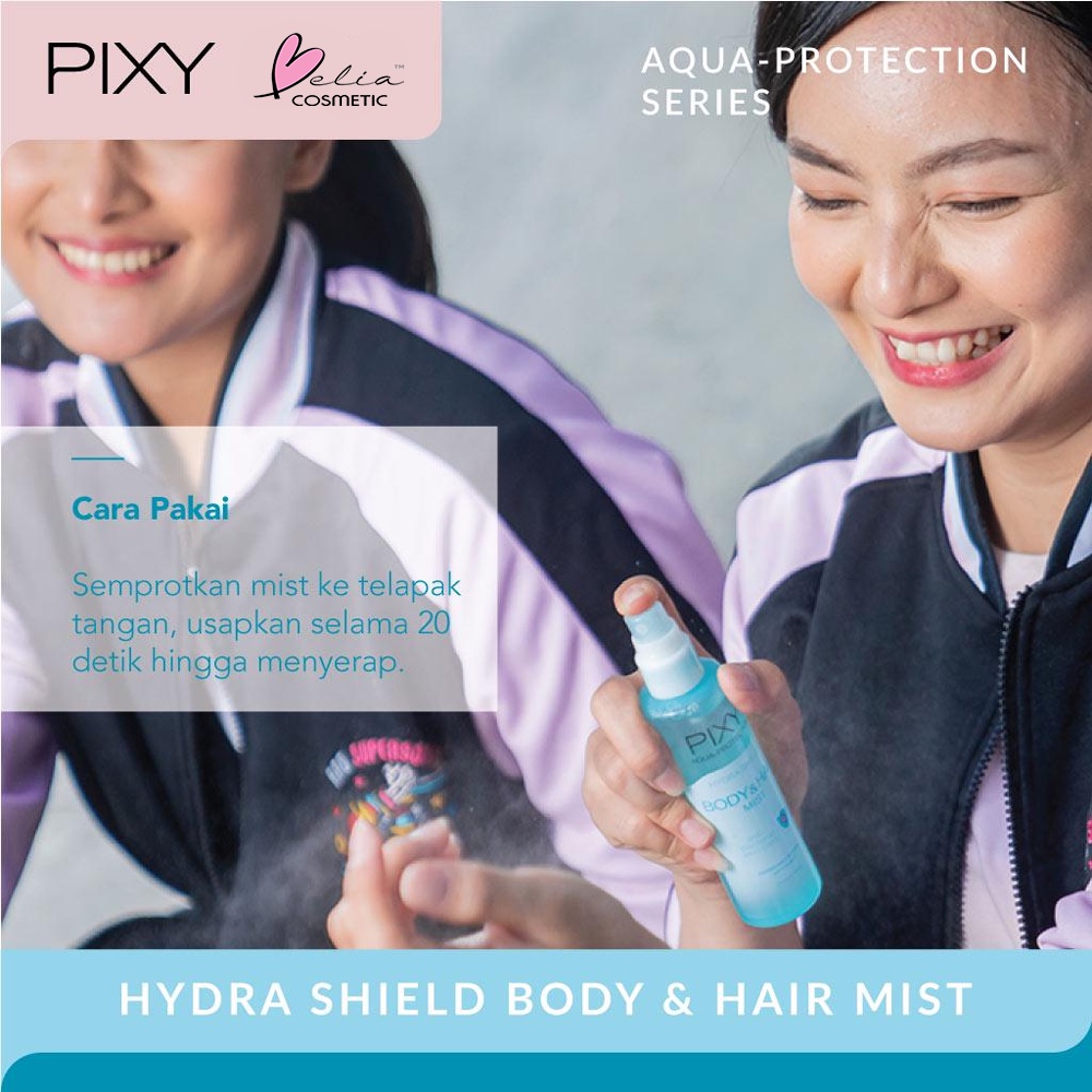 ❤ BELIA ❤ PIXY Aqua Protection Hydra Shield Body &amp; Hair  Mist | Hydra Rich Body &amp; Hand Lotion