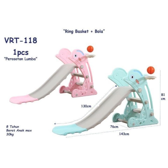 Mainan Perosotan Ring Basket Lumba Kisubo Fun Slider VRT118