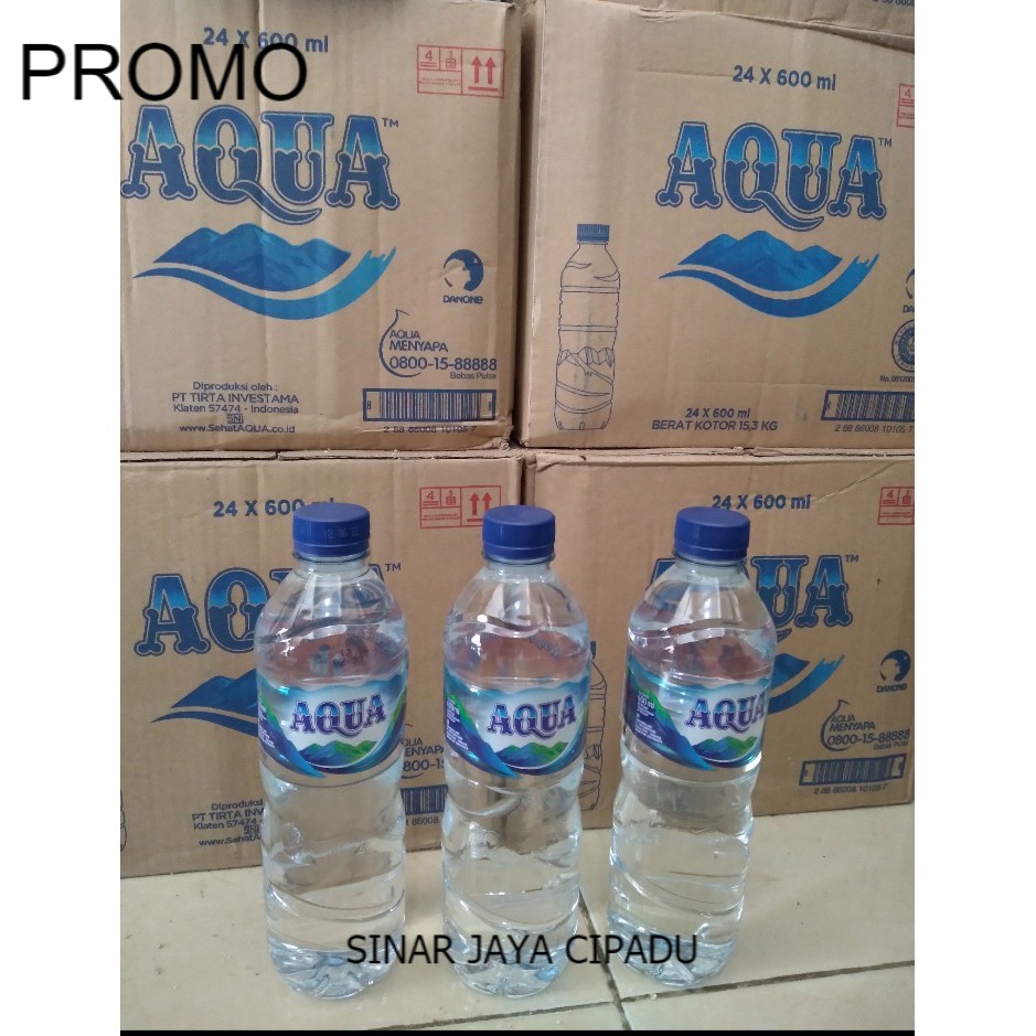 Jual Aqua Botol 600ml Isi 24 Pcs Aqua 600ml Isi 24 Pcs 1 Dus Shopee Indonesia 9244