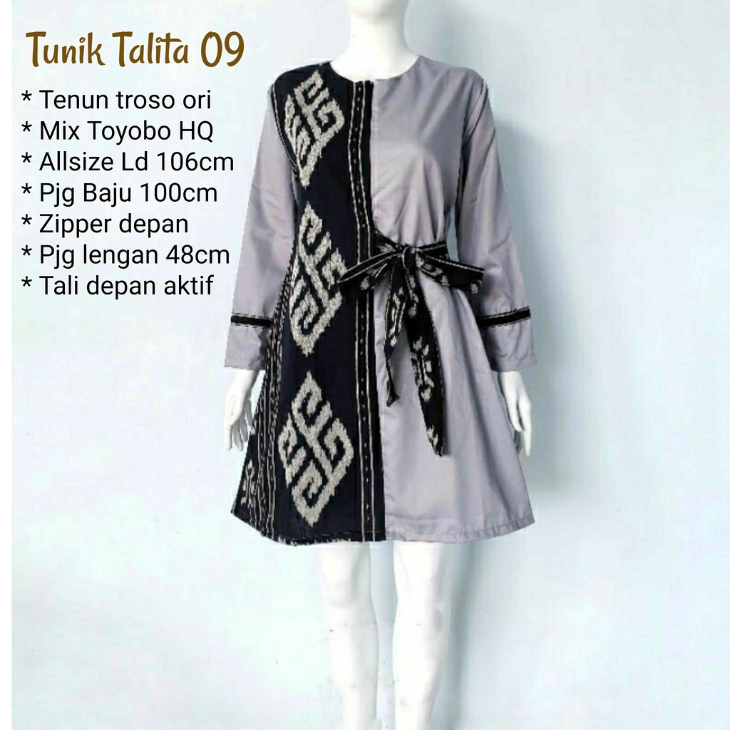 Tunik talita tenun troso mix toyobo  best