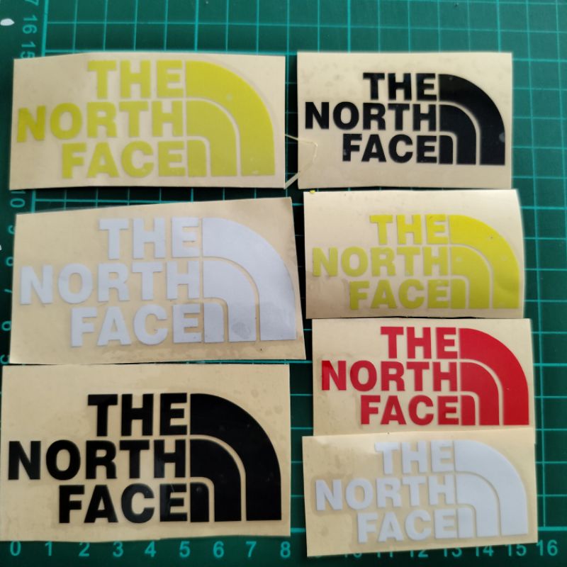 Cutting sticker North Face