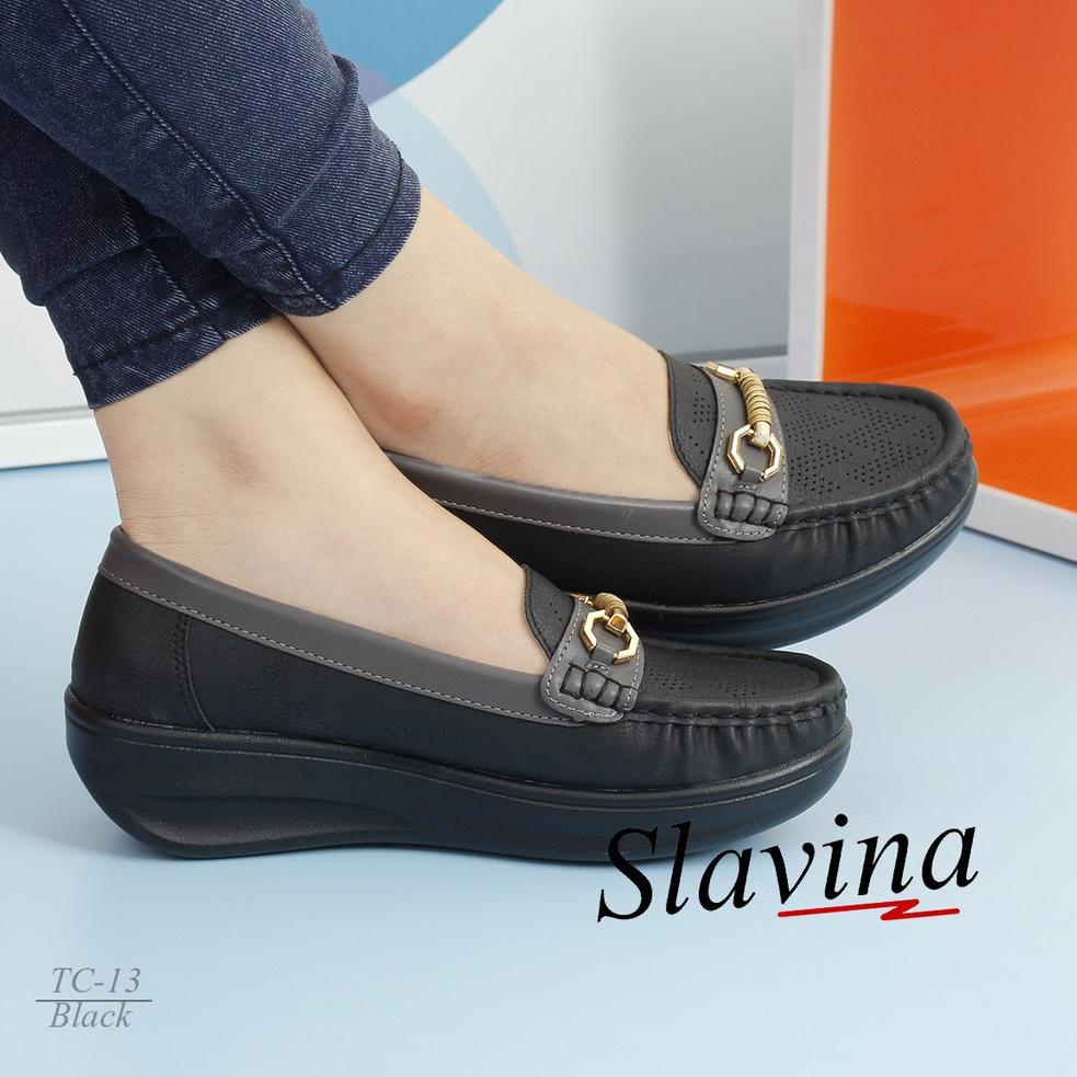 Ready➩ Sepatu Wanita Wedges Slavina TC-13 45 ❈