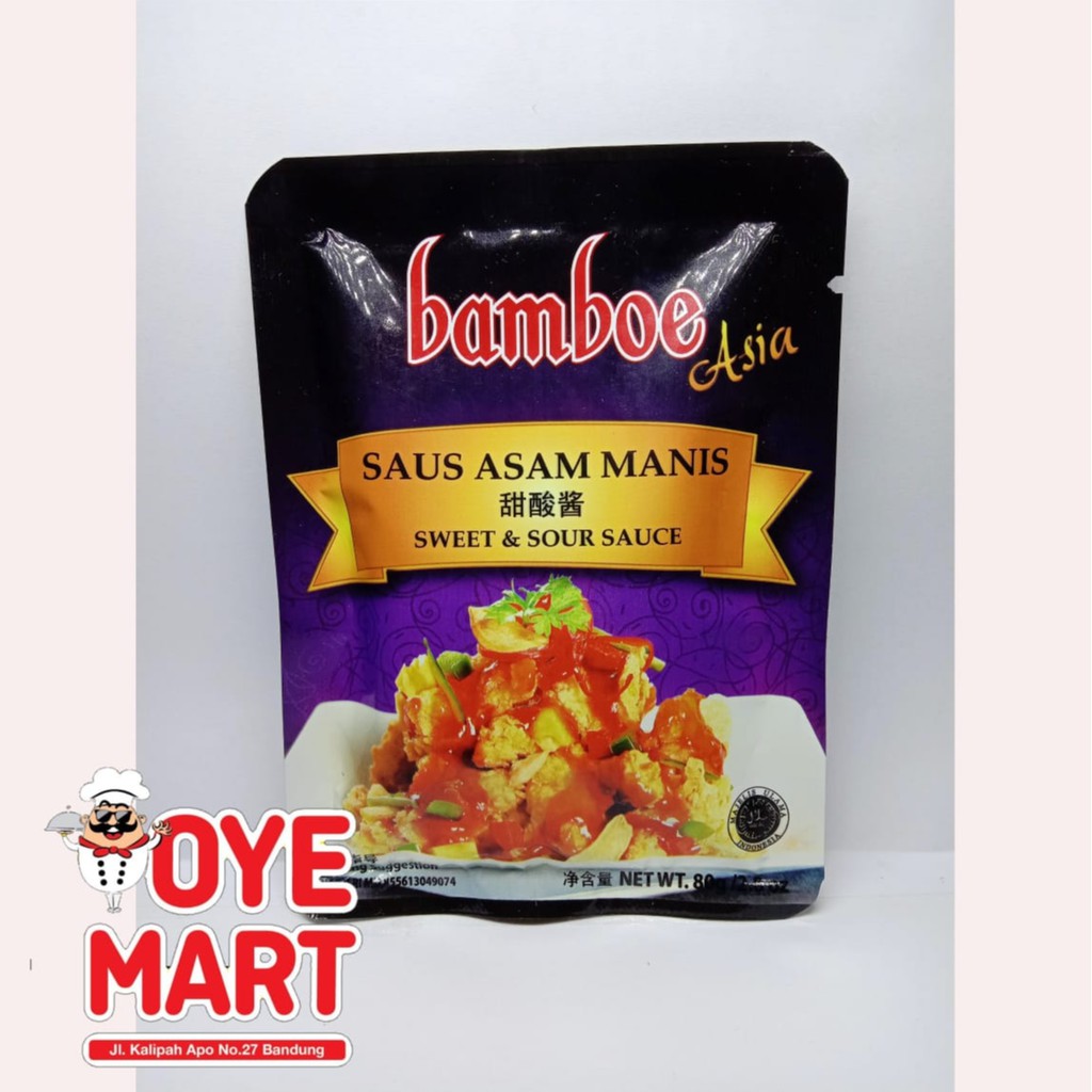 BAMBOE ASIA BUMBU INSTAN SAUS ASAM MANIS 80GR