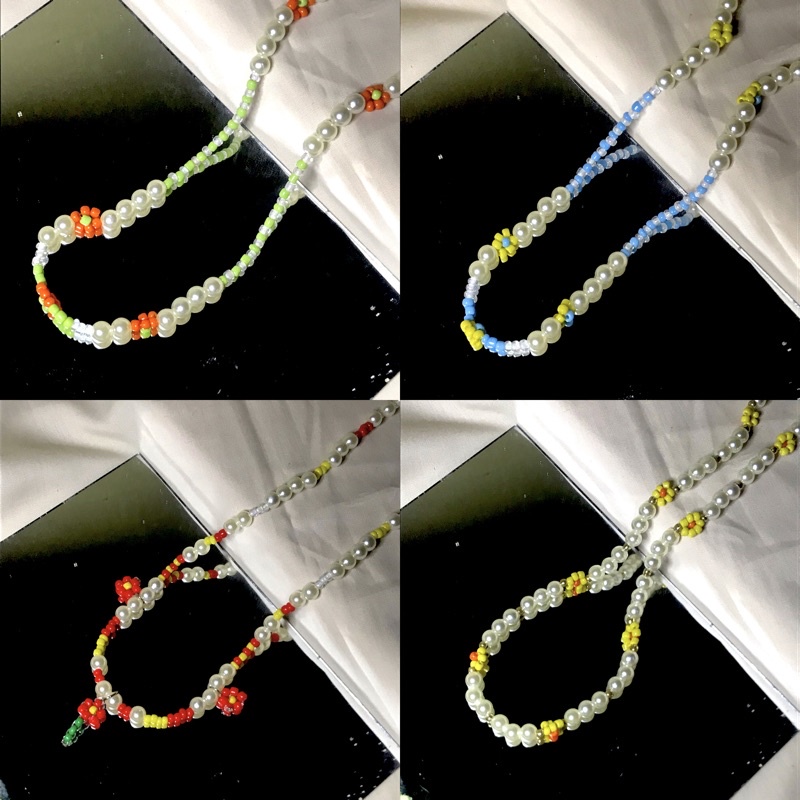 (Part 1) Beads Necklace Kalung Manik (Min.order 10 ribu)