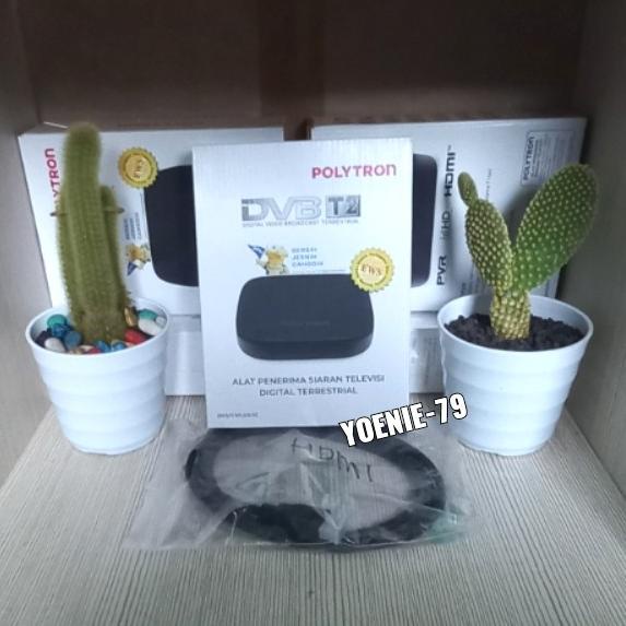 Digital set top box DVB T2 PDV 600 T2 EWS + HDMI / STB DVBT2 Polytron Termurah