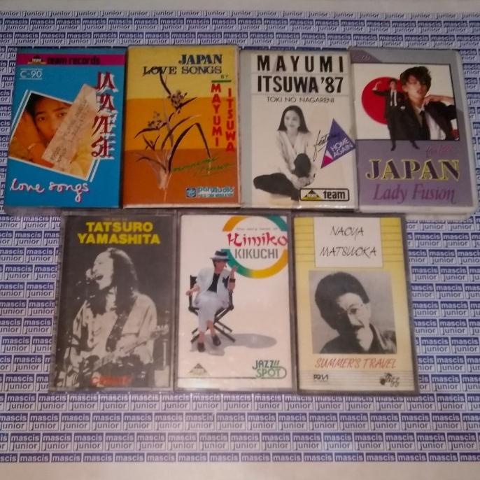 Kaset Pita Japan Tatsuro Yamashita Mayumi Itsuwa Naoya Matsuoka BAGUS