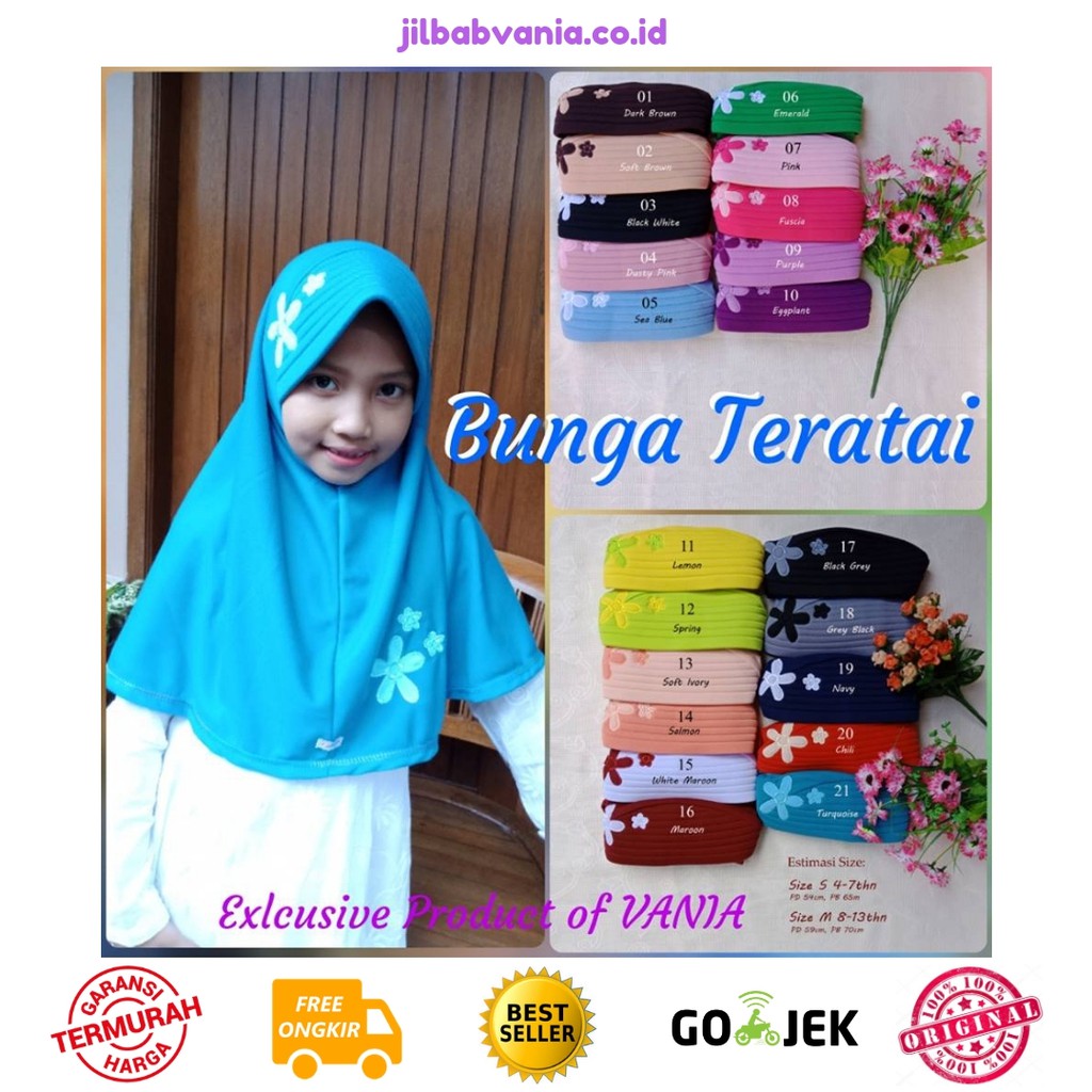 HIJAB SEKOLAH ANAK TK-SD VANIA HIJAB