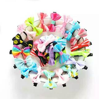 DC080 20Pcs Jepit rambut  bayi  anak  model  pita simpul 