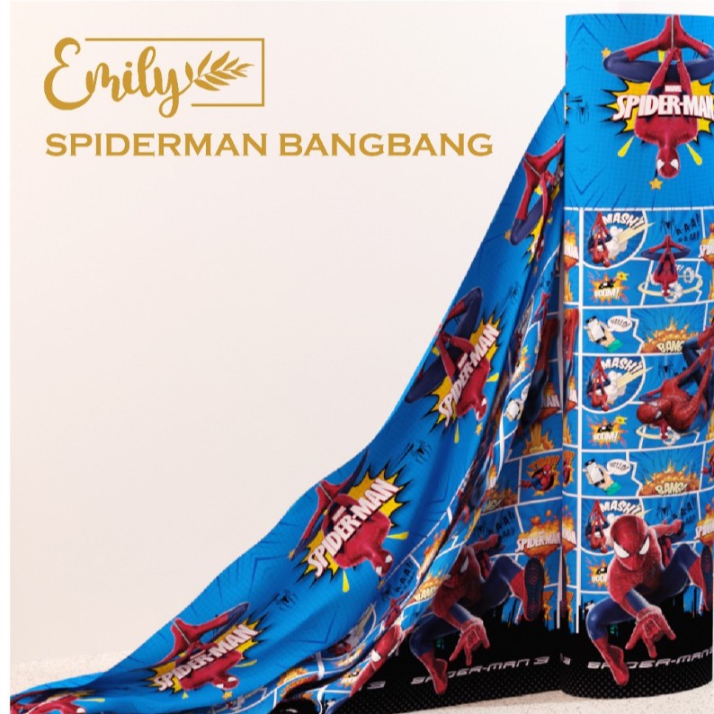 KAINKU - Kain Meteran Microtex &quot;KARAKTER ANAK DINO LEBAH KAKTUS FLAIMNGGO BINTANG&quot; (harga 1 meter)