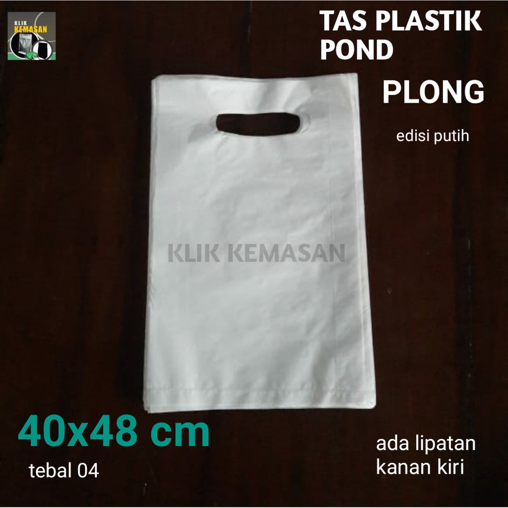 

TAS PLASTIK PUTIH 40X48CM PLONG/TAS MALL TAS POND TAS PRODUK PAPERBAG