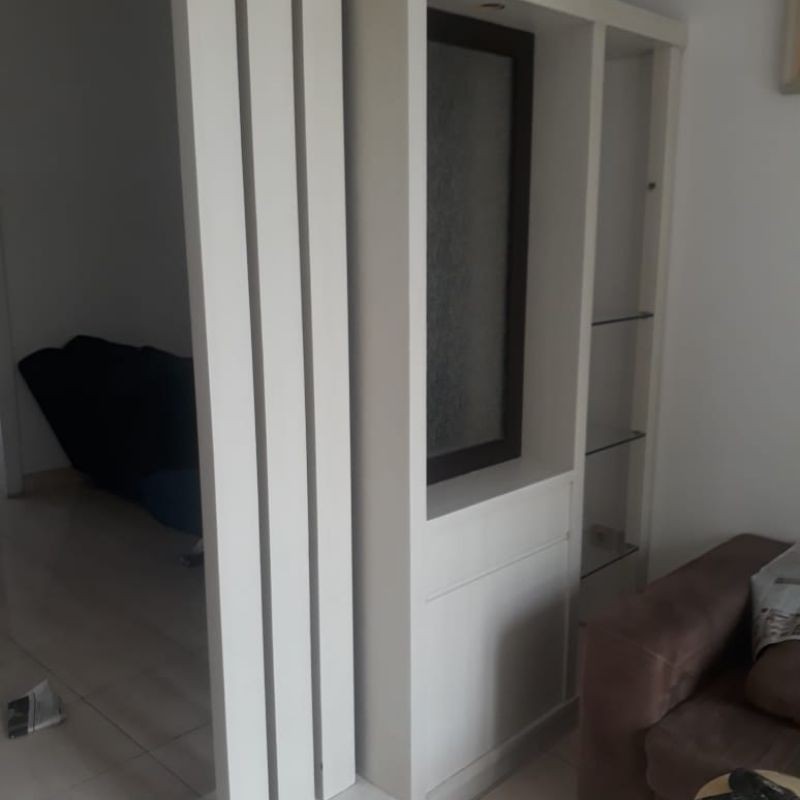 Partisi sket ruangan minimalis modern