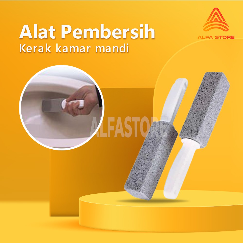 Alat Pembersih Kerak Kamar Mandi Toilet WC Solusi Closet Jongkok Duduk Bersih Ring X Stone Premium