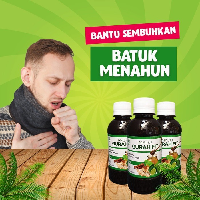 [TERLARIS] Madu Gurah Fit Obat Flu Batuk Herbal Sakit Tenggorokan Sesak Nafas Sinusitis Asma TB