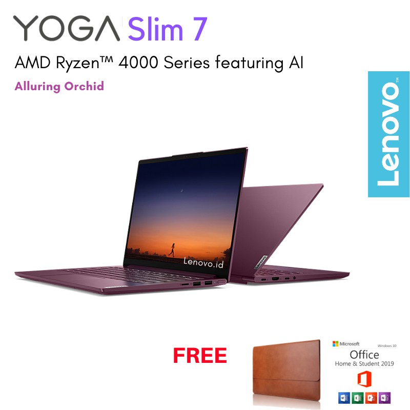 Lenovo Yoga Slim 7 Ohs Ryzen 7 4800u Win10 16gb 1tb Ssd 14 Fhd Wva Integrated Amd 11id 12id Indonesia