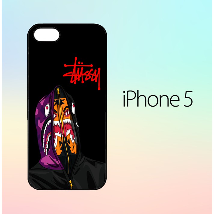 Stussy BapeX6172 Casing Custom Hardcase iPhone 5 / 5s Case Cover