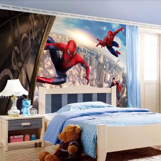 Ruang kamar  tidur  latar belakang anime kertas dinding 3d 