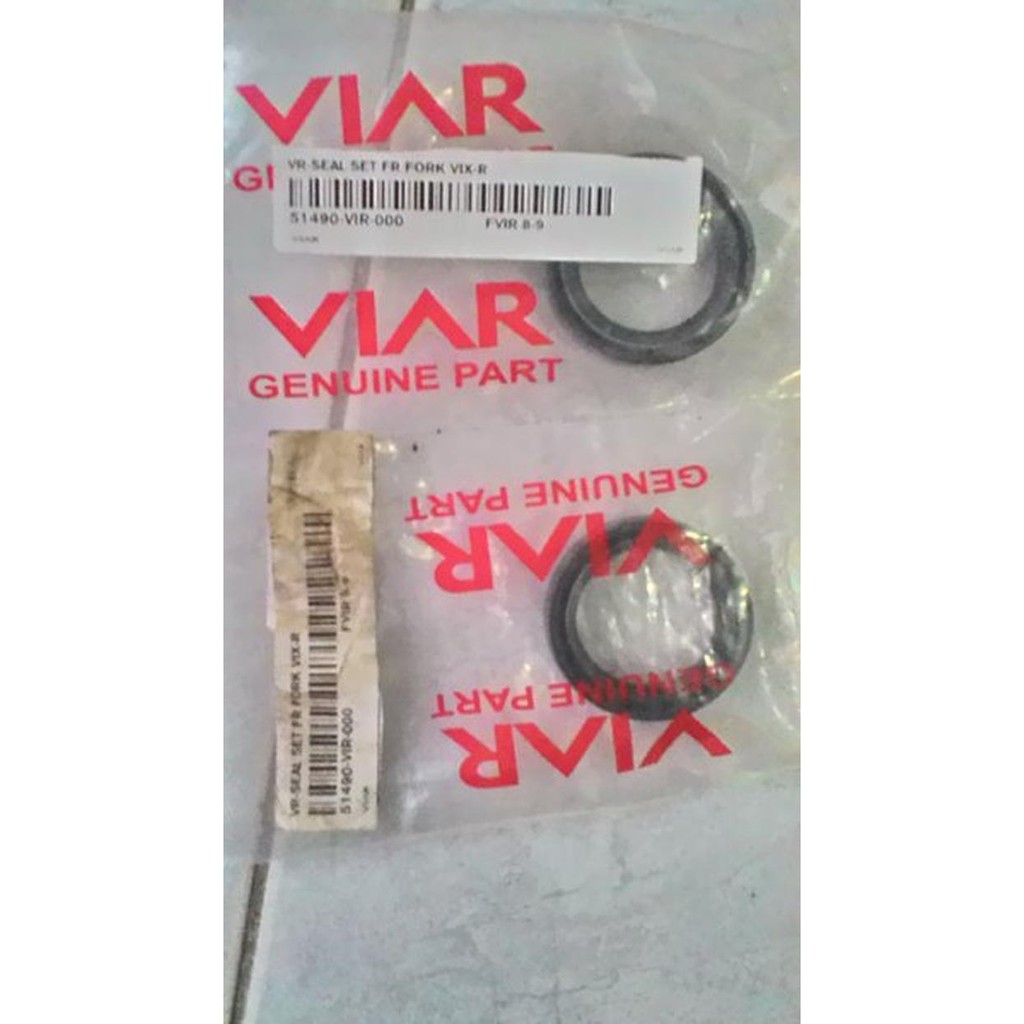 SEAL SHOCKBREAKER DEPAN VIAR VIXR 150CC SEPASANG LIMITED