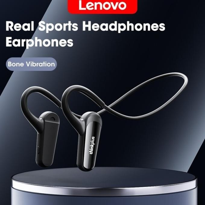 Lenovo XE06 Headphone Konduksi Udara Nirkabel Noise Cancelling Olahraga IPX7 Headset Tahan Air TWS E