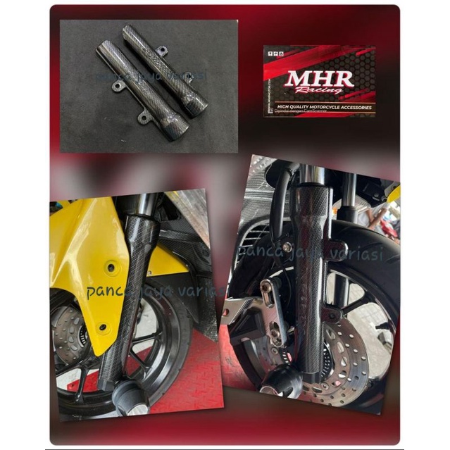 Cover Shock Depan Nmax New 2020 Carbon MHR Cover Tabung Shock Depan