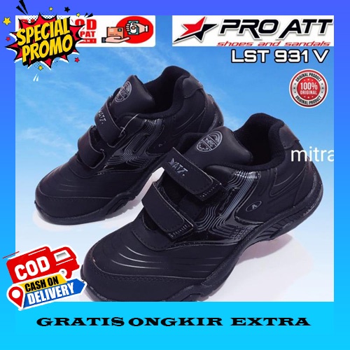 Sepatu Sekolah Bayi Anak Perempuan Laki Laki Cowok Cewek Sepatu Ket Anak Cewe Cowo Warna Hitam Umur 