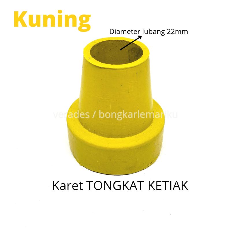 Karet Kaki Tongkat Ketiak Diameter 22 mm Kruk