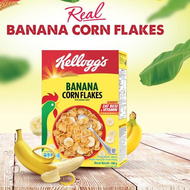 

[KODE BARANG 47] KELLOGGS Fruit Banana CF 180 g x 2 pcs TERMURAH!!!