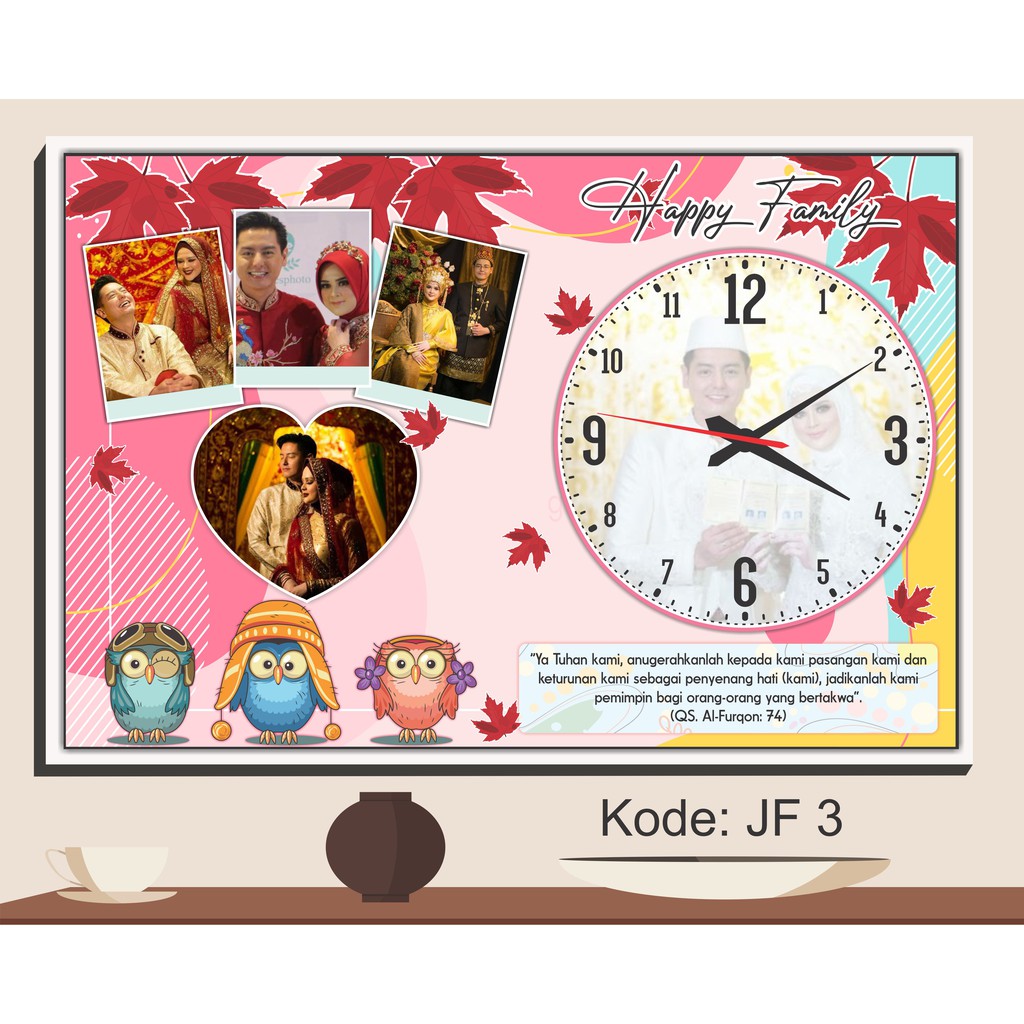 Kado Cewe Jam Cewe Kado Keluarga Jam Dinding Jadul Klasik Jam Dekorasi