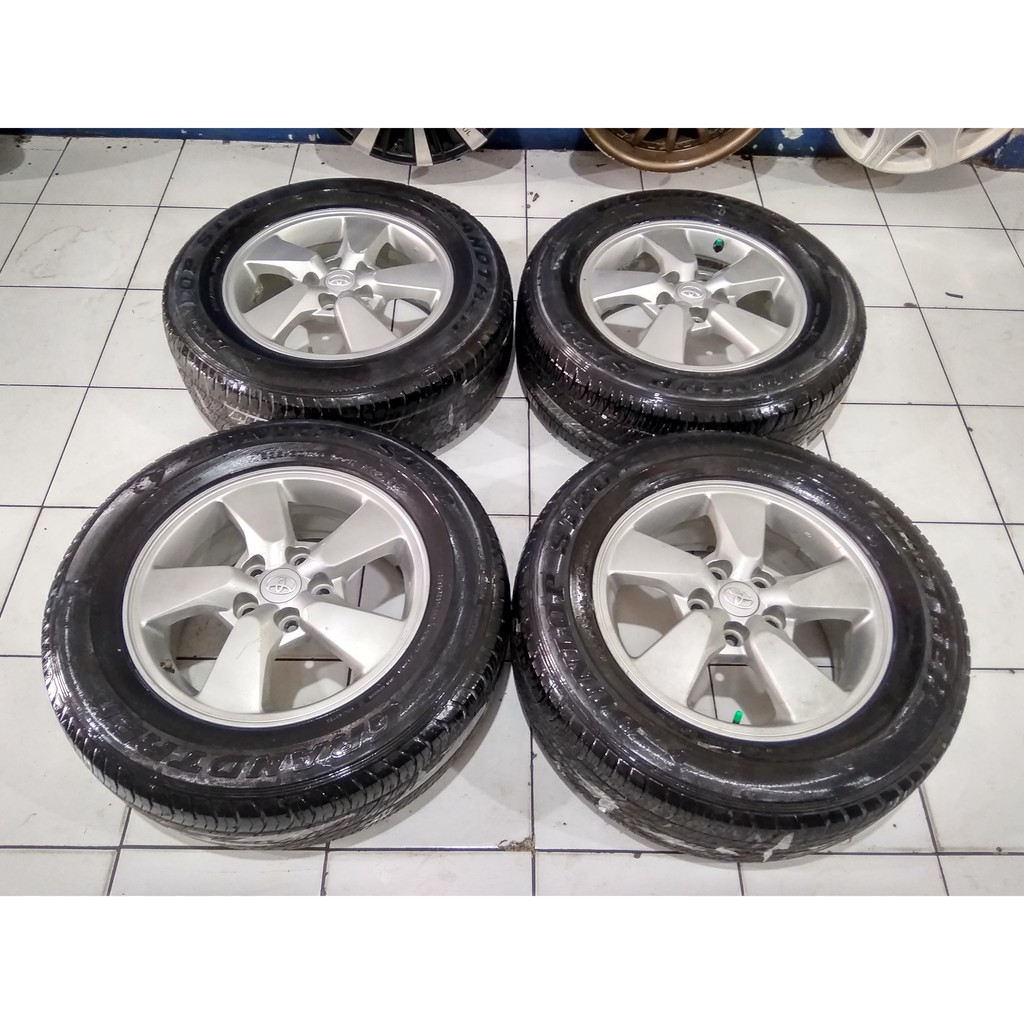 Tersedia Velg Seken Std Rush Ring 16x6 plus ban dunlop 215 65