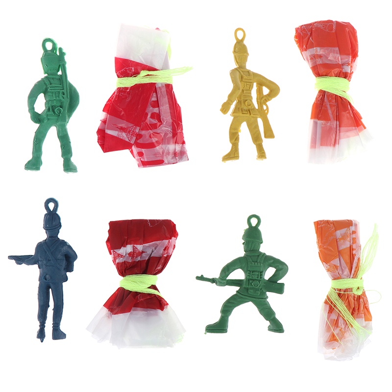 Justenjoyingg.id 2Pcs / Set Mainan Parasut Lempar Tangan Untuk Anak Laki-Laki / Perempuan / Outdoor / Olahraga