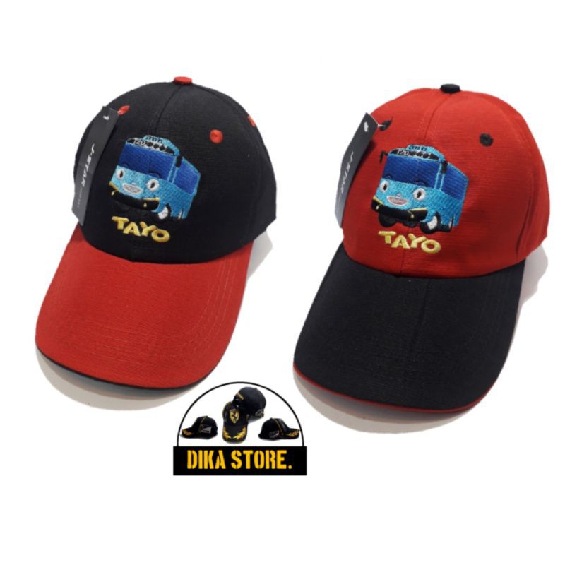 TOPI  ANAK COWOK  BASEBALL BORDIR TAYO