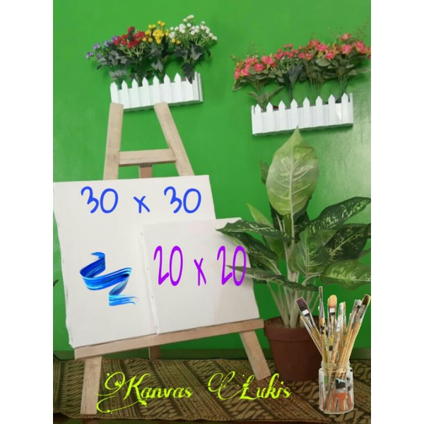 KANVAS LUKIS UKURAN 30X30 // 20X20
