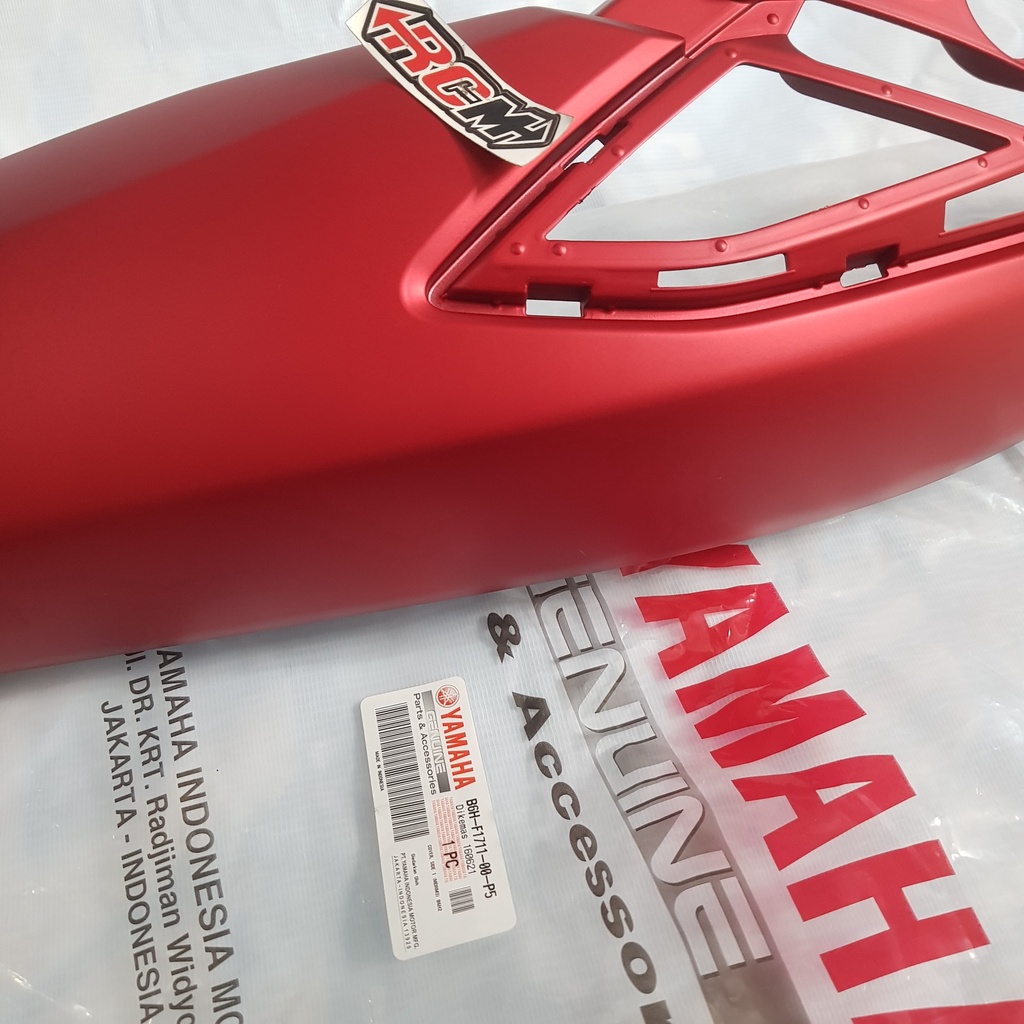 B6H-F1711-00-P5 COVER BODY BODI SIDE BELAKANG KIRI NEW NMAX N-MAX N MAX WARNA MERAH RED DOF DOFFE DOFE DOPE B6H-F1711-00-P5 ORI ORIGINAL YAMAHA YGP ASLI