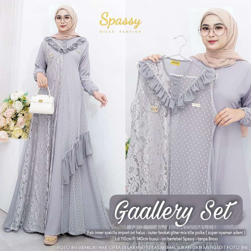 Gamis maxy gaallery set shakila