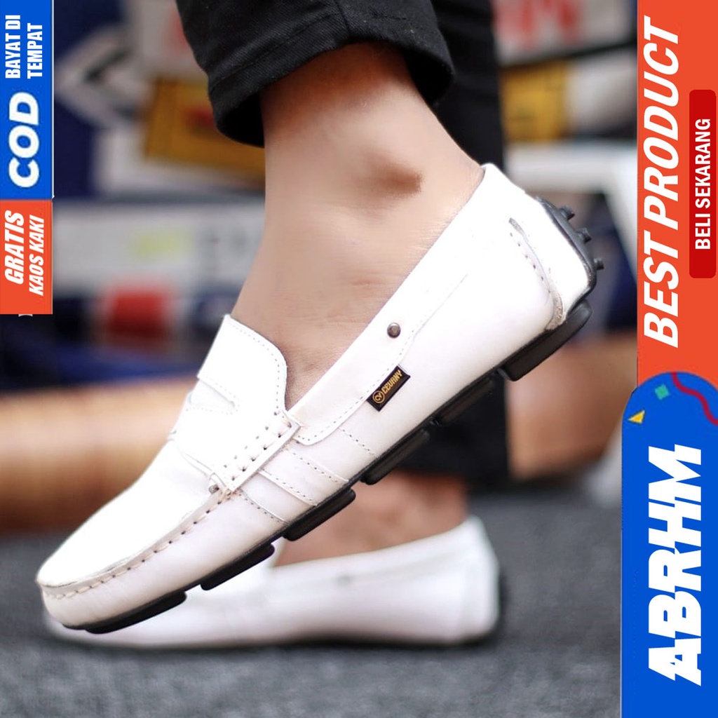 Abrhm Velas - Sepatu Formal Pria Pantofel Kulit Asli