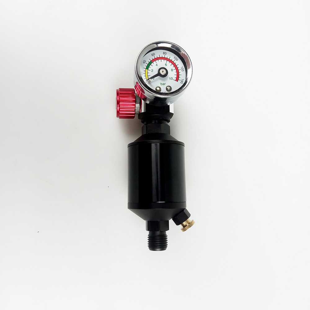 Pneumatic Spray Gun Air Regulator Gauge