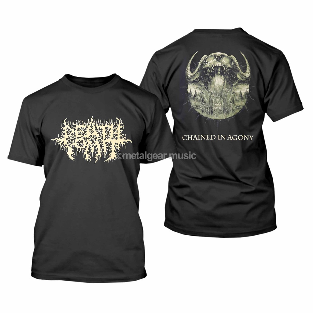 Metalgear Music Original Tshirt Death Vomit - Chained Logo Baju Kaos