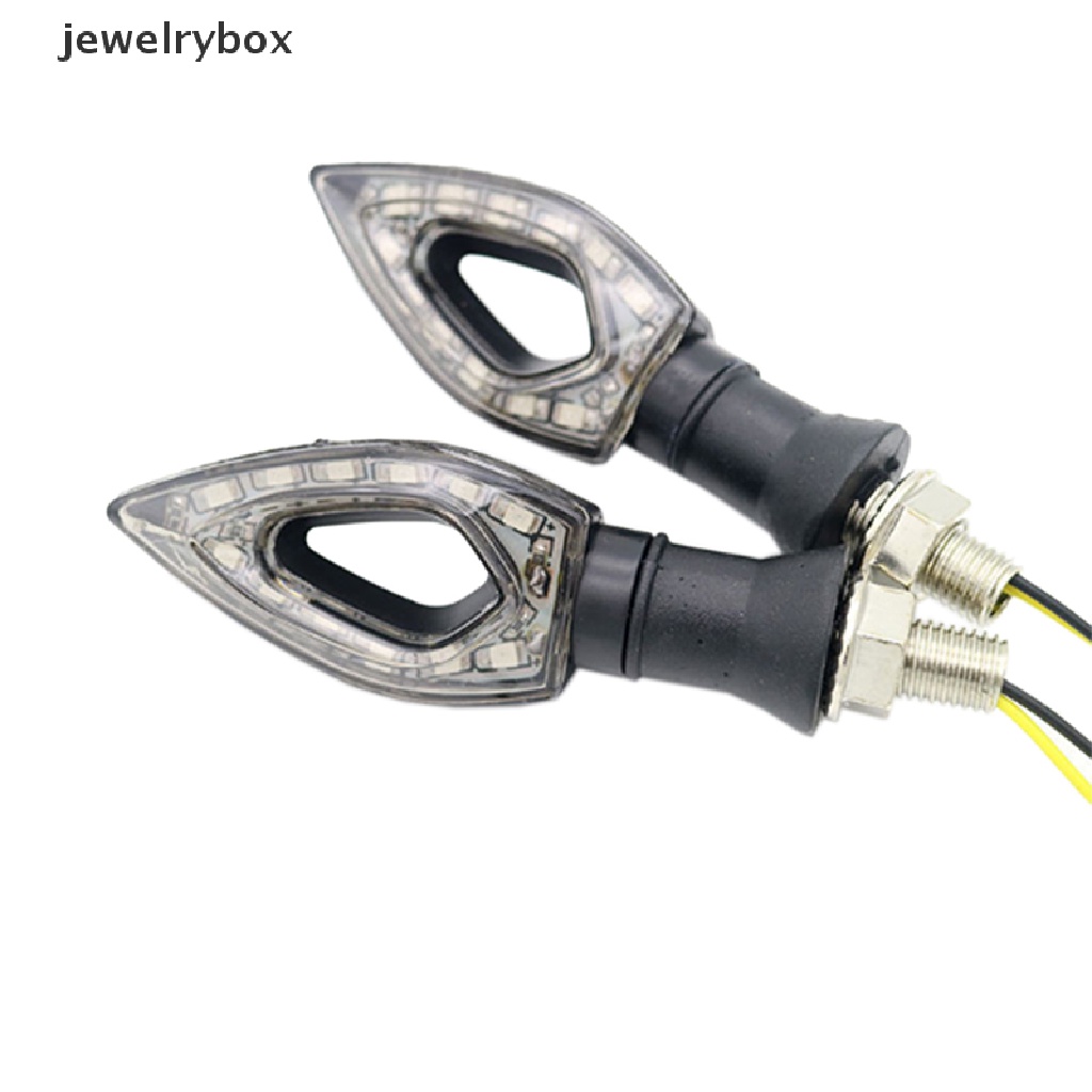 (Box) 1pc Lampu Sein LED Universal Warna Amber Untuk Motor