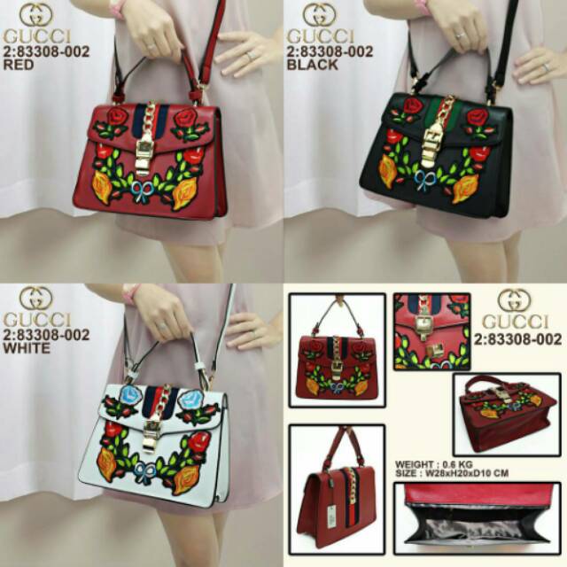 .TAS GUCCI FLOWER 83308@09