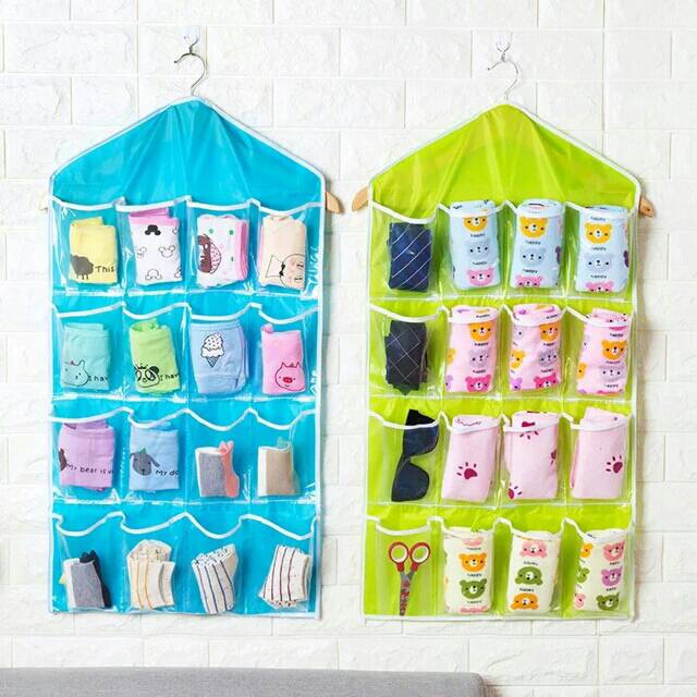 IRC 053 - Storage Bag Gantung 16 Kantong Hanger