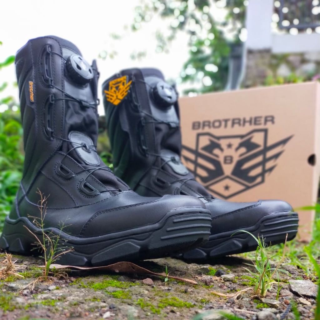 SEPATU PDL TALI PUTAR MODEL TERBARU BROTRHER BAHAN KULIT SAPI ASLI SEPATU PDL TNI POLRI SECURITY