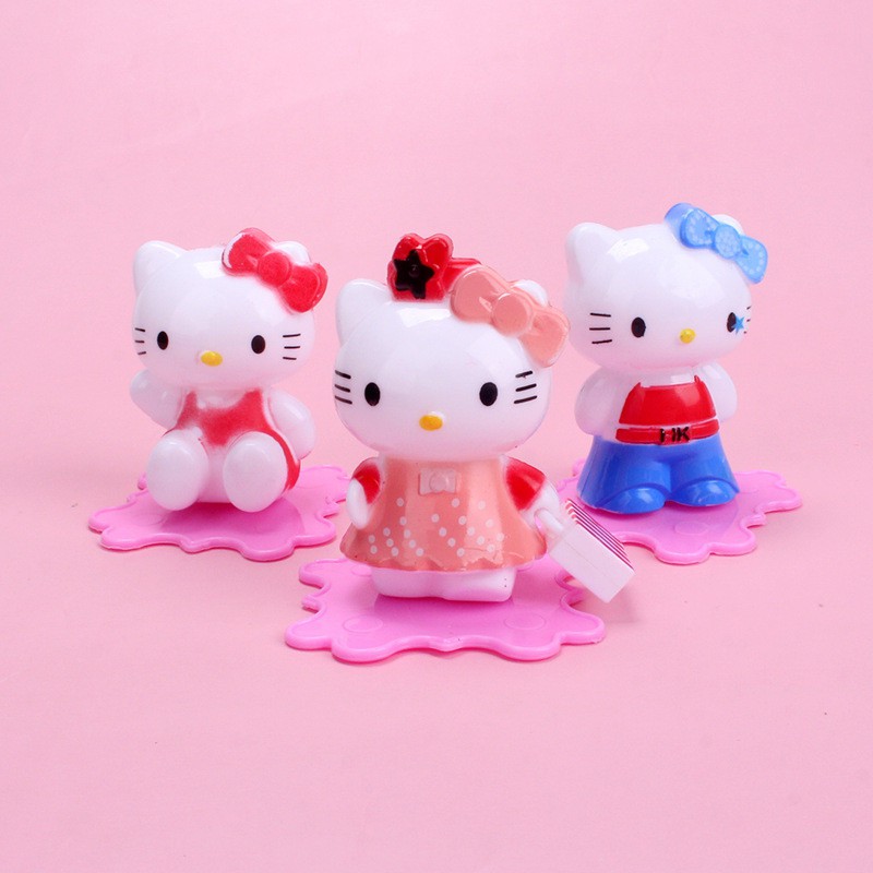 6pcs / Set Mainan Action Figure Model Hello Kitty Untuk Dekorasi Kue