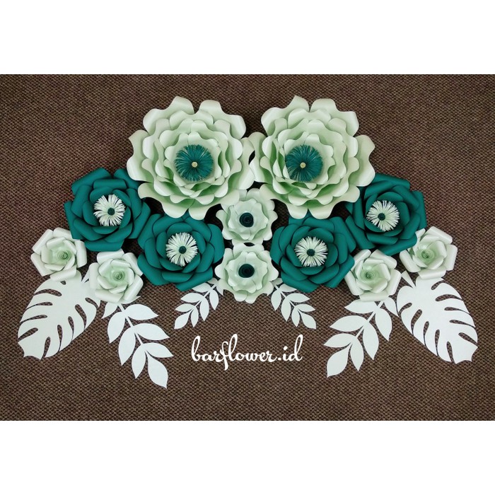 

Paper flower dekorasi bunga kertas 43