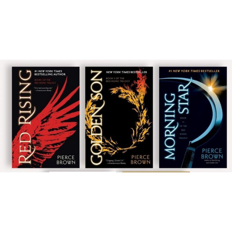 [INDONESIA] BUKU NOVEL TRILOGY RED RISING  - GOLDEN SON - MORNING STAR - PIERCE BROWN [ORIGINAL]