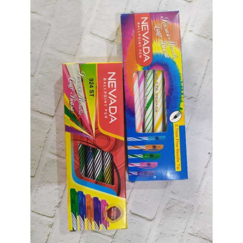 

Bulpen murah ulir isi 12pc/ Ballpoint pen nevada Hitam