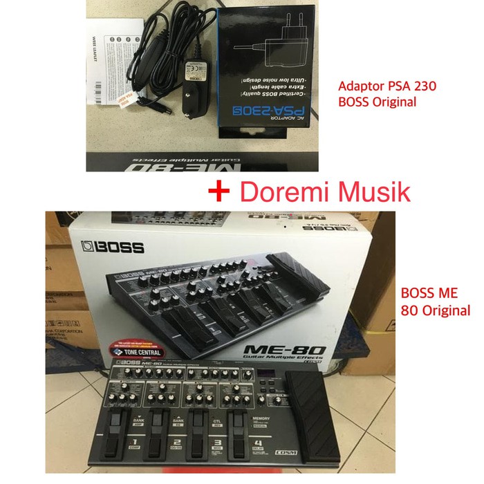 Efek Gitar Melody Boss Me-80 Original + Adaptor original boss