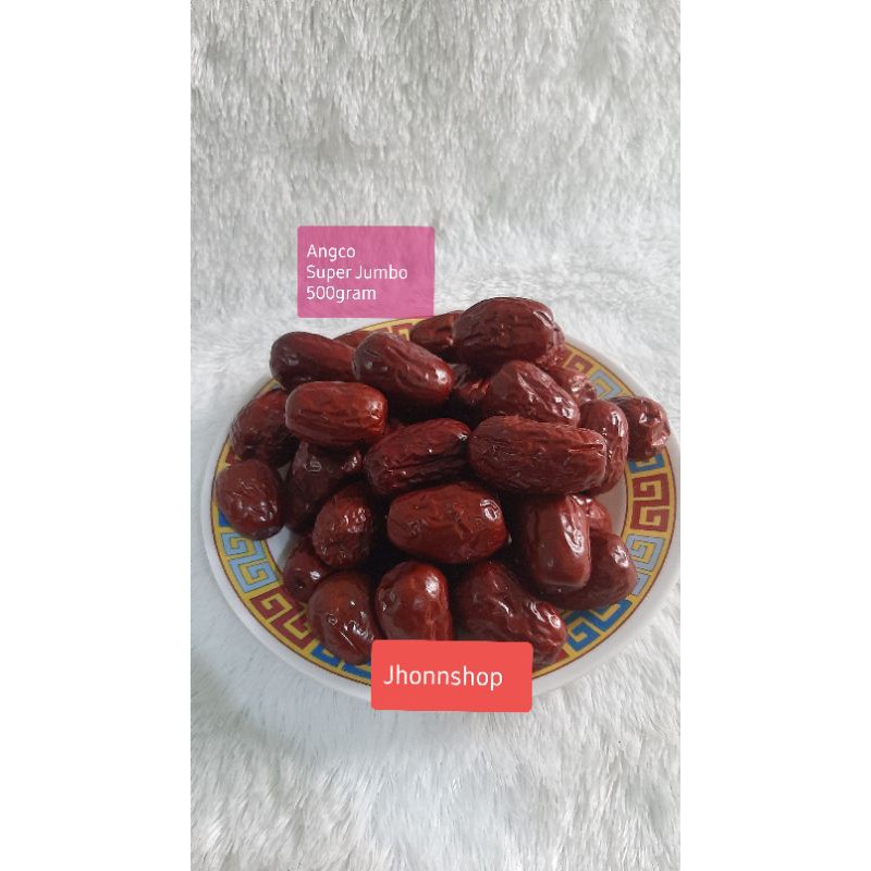 Angco Super Jumbo 500gram/ kurma Merah super Jumbo