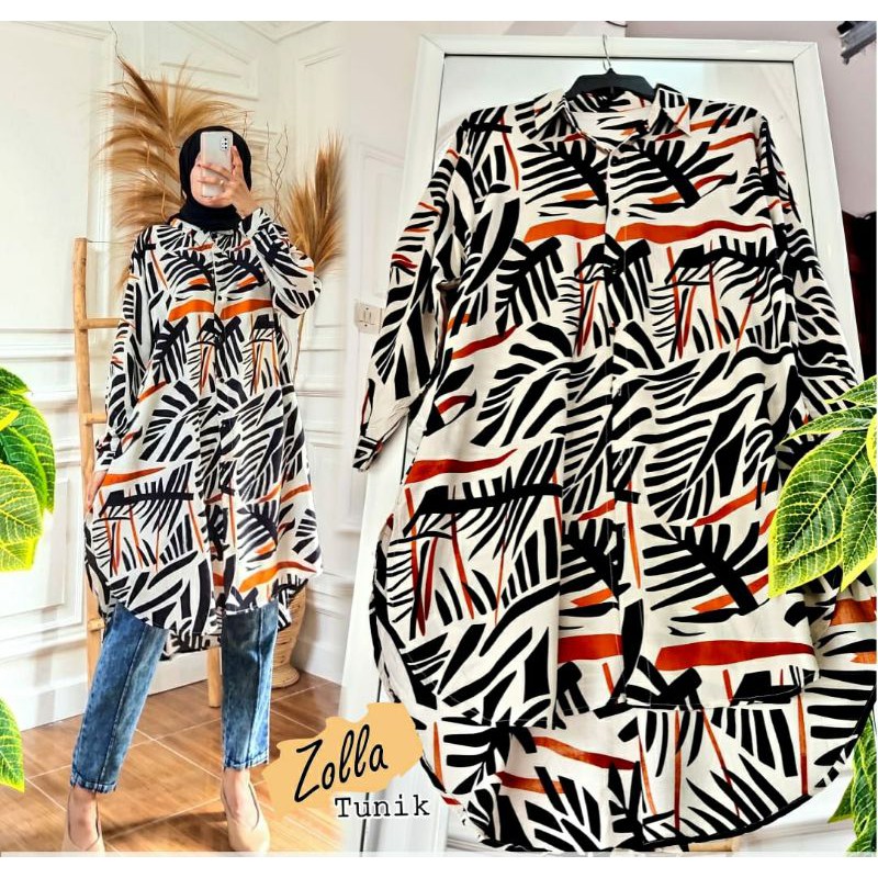 BTC SOLO / TUNIK / TUNIK MOTIF / ZOLLA TUNIK / TUNIK KATUN RAYON / PARAHITA STORE