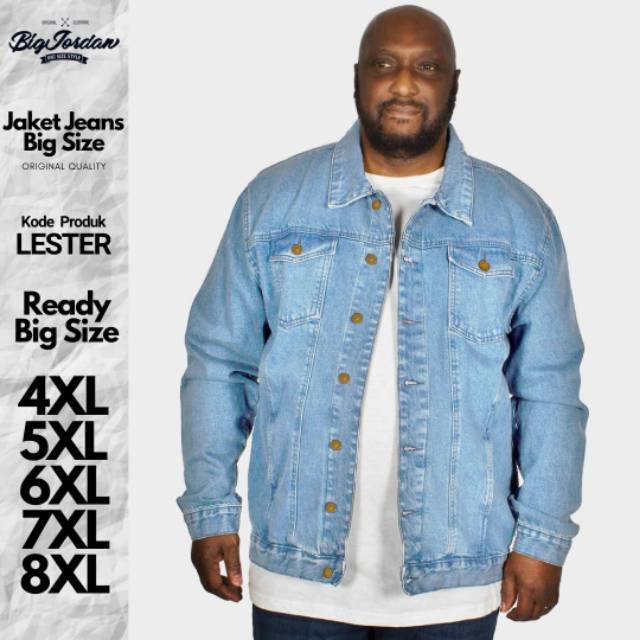 jaket jeans big size